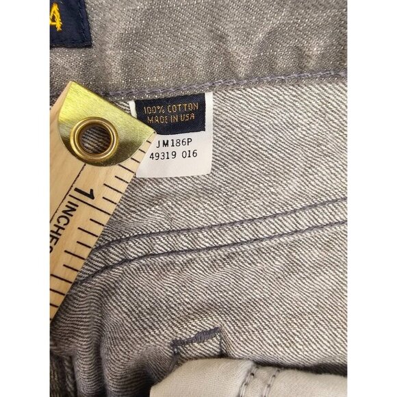 J Crew Jeans Men W36 L32 Grey Denim Jeans 100% Cotton - Picture 6 of 11
